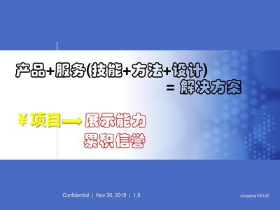 2_Work_产品 服务(技能 方法 设计)=解决方案-PPT精品文档